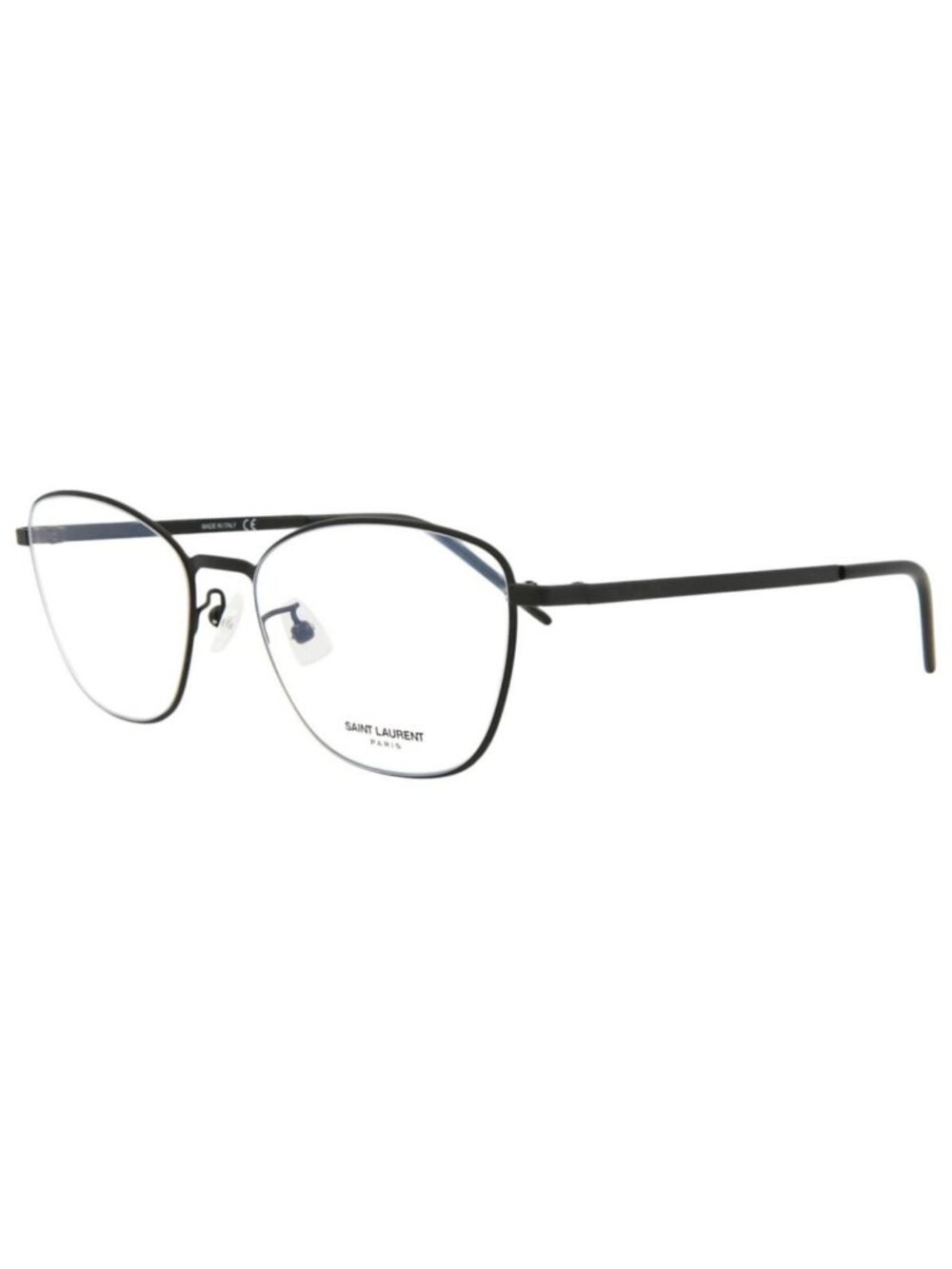 New Saint Laurent Womens Cat Eye Black Black Transparent Fashion Designer Eyegla